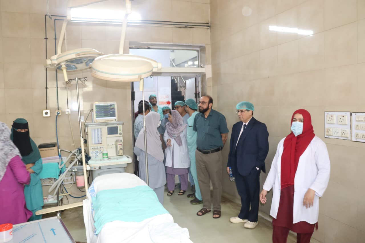 Vice Chancellor Reviews OSPE Examination Arrangements